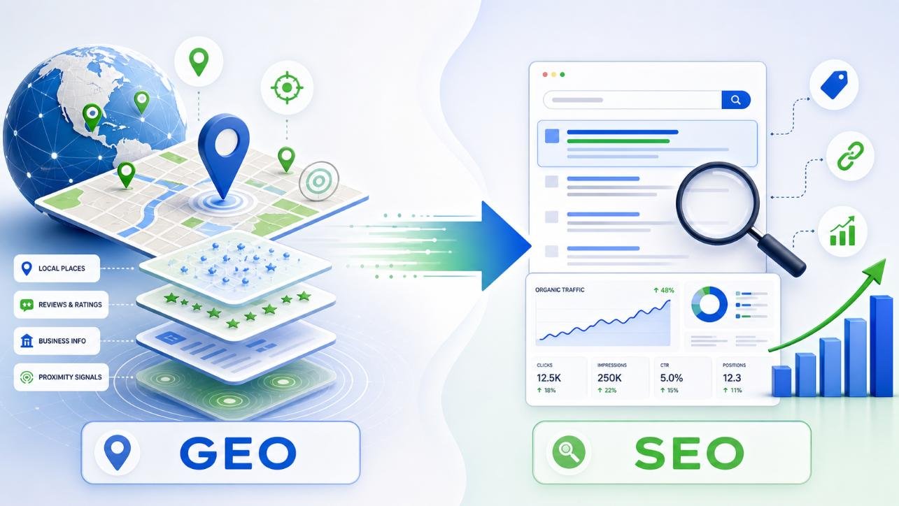 SEO y GEO: Cómo alinear la estrategia de contenidos con la inteligencia artificial